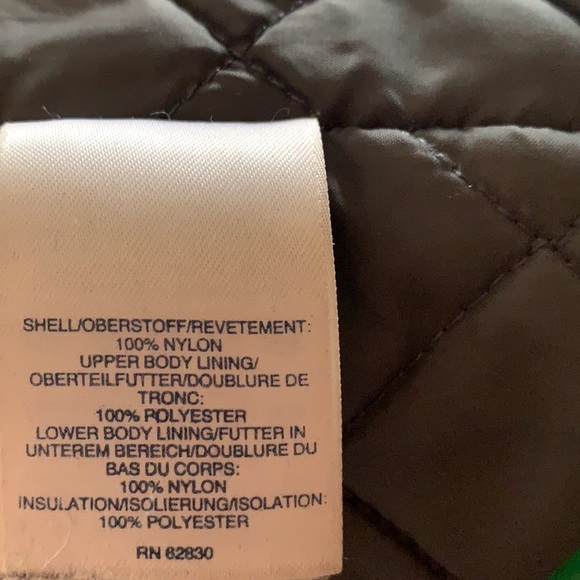 Lands End Boys green and grey jacket.Excellent condition, only worn a few times. - Picture 5 of 5